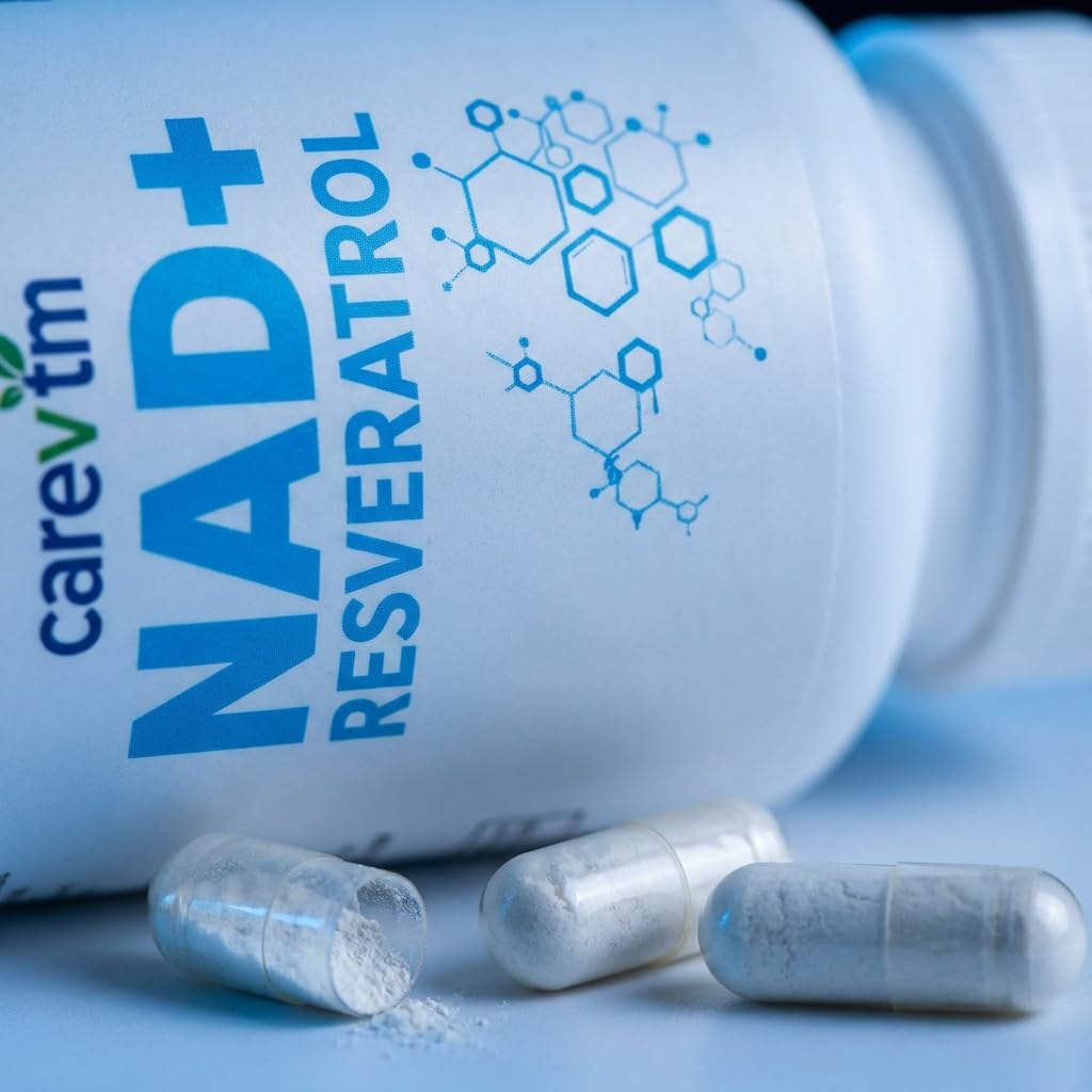 CAREVTM NAD+ Liposomal Complex 500mg Capsules, 60 Count