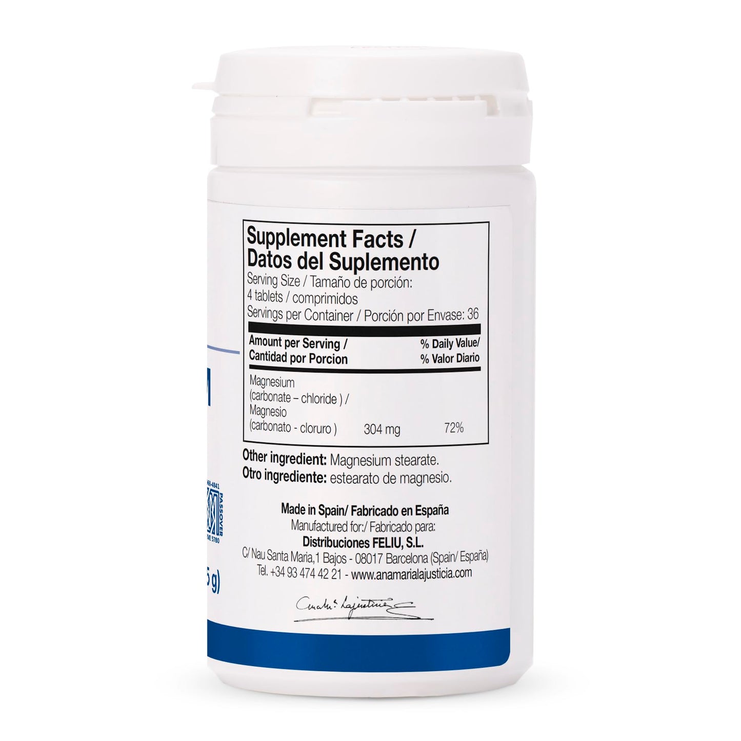 Ana María Lajusticia Magnesium Chloride Tablets 147