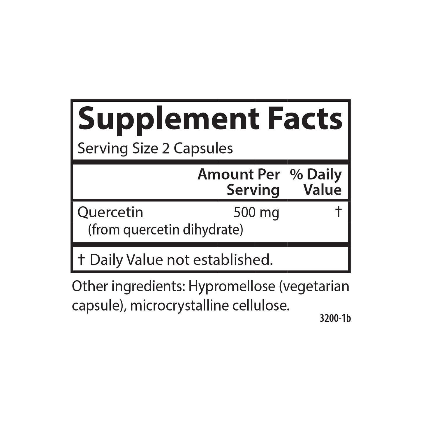 Carlson Quercetin 500 mg Capsules, 60 Count