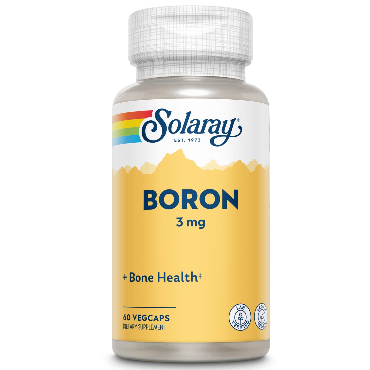 Solaray Boron Citrate 3mg Capsule, 60 VegCaps