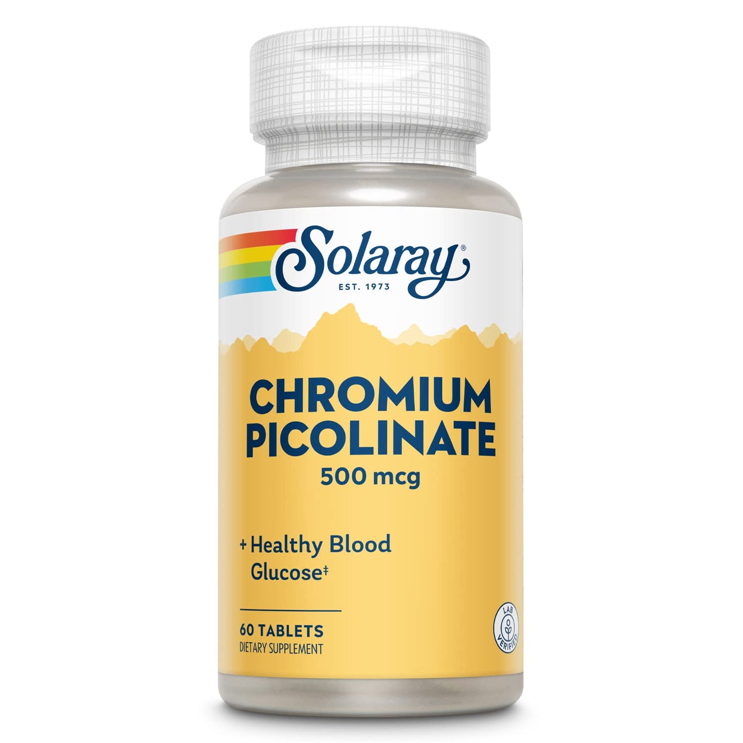 Solaray Chromium Picolinate 500 mcg Tablet, 60 Tablets