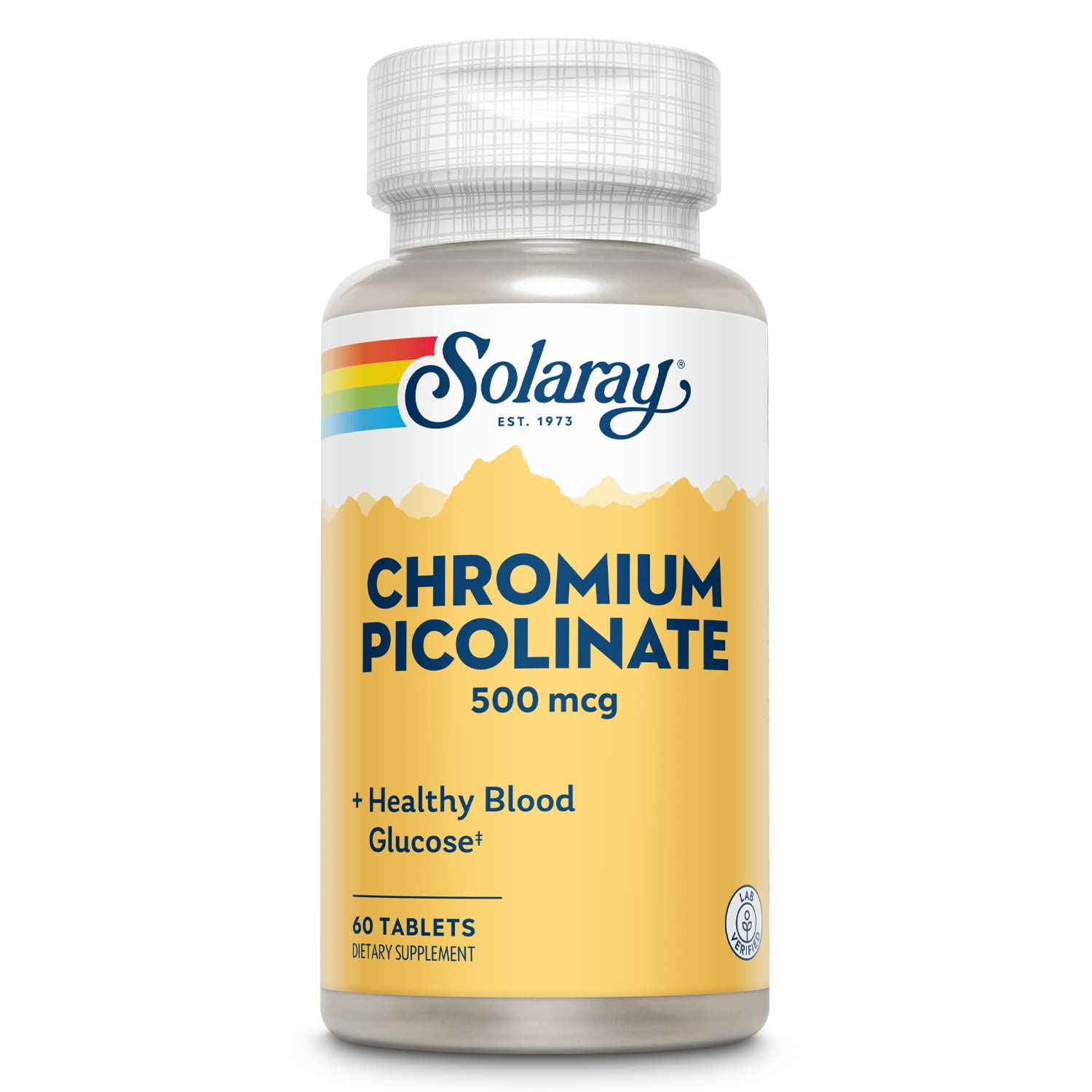 Solaray Chromium Picolinate 500 mcg Tablet, 60 Tablets