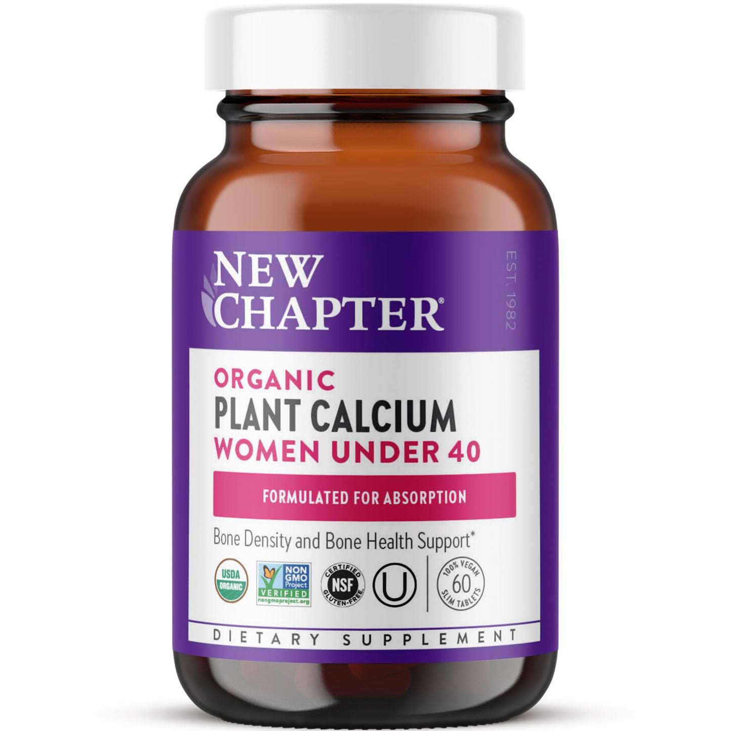 New Chapter Calcium Supplement 60 Tablets