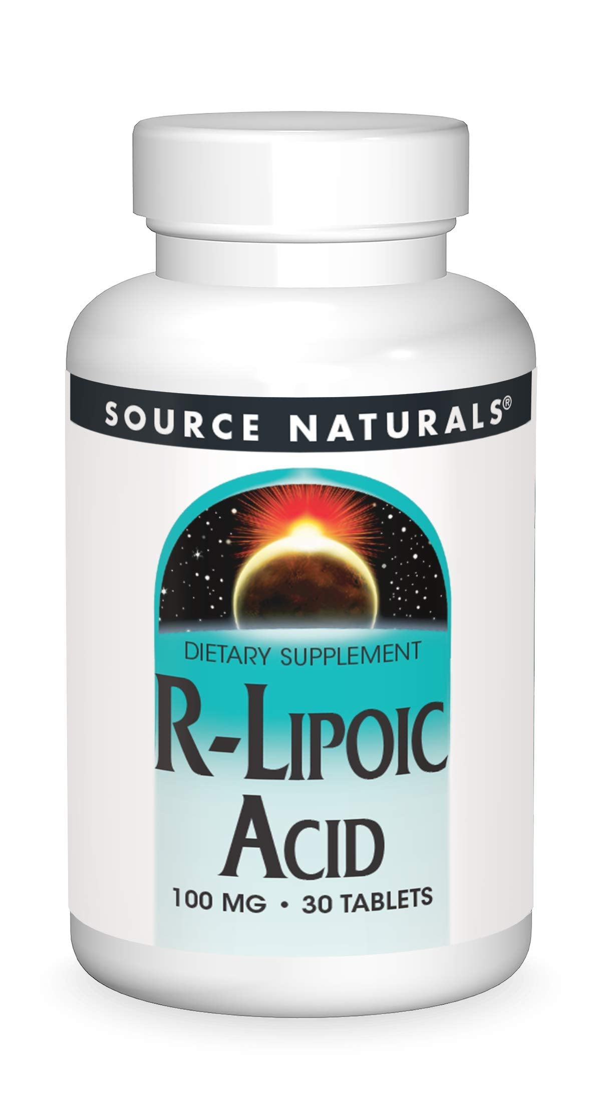 Source Naturals R-Lipoic Acid 100mg Tablet, 30 Tablets