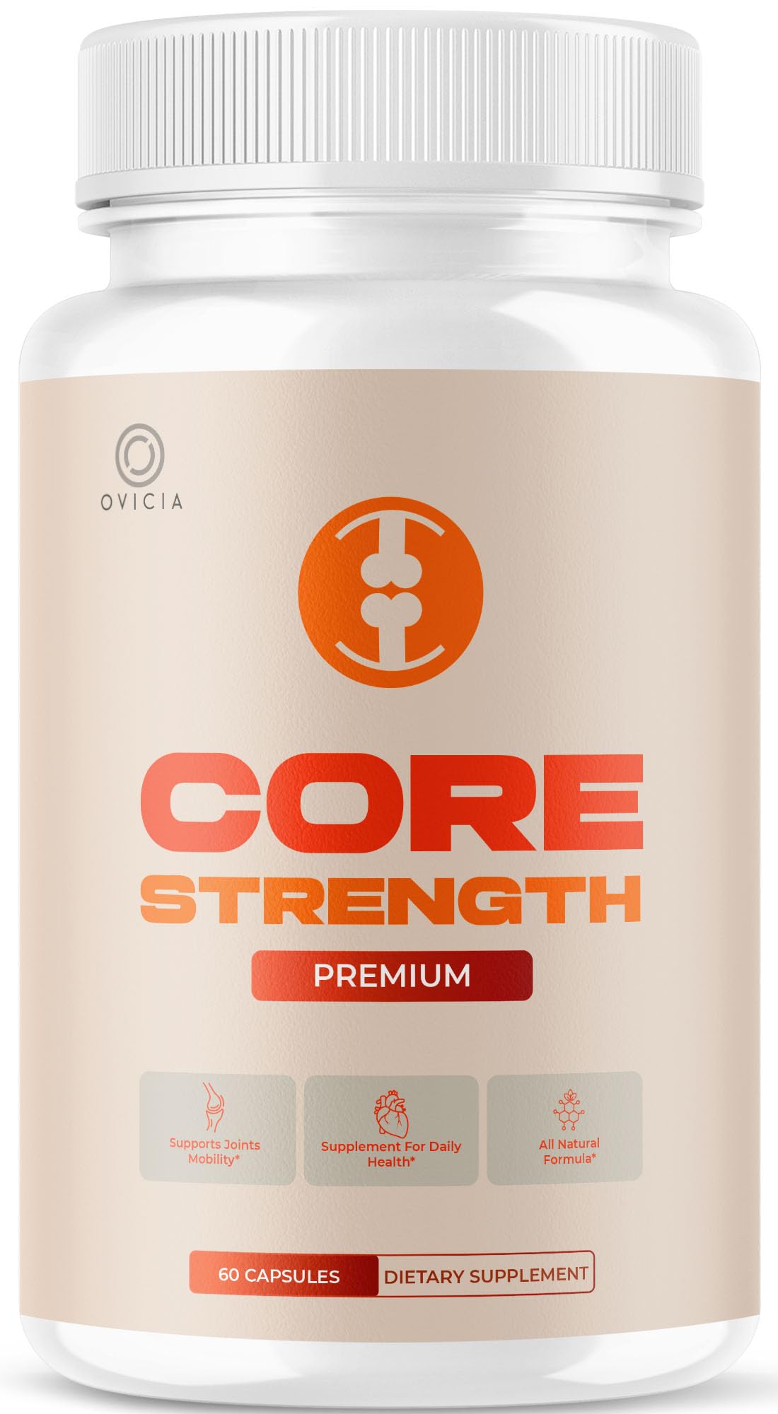 OVICIA Core Strength Capsules, 60 Count