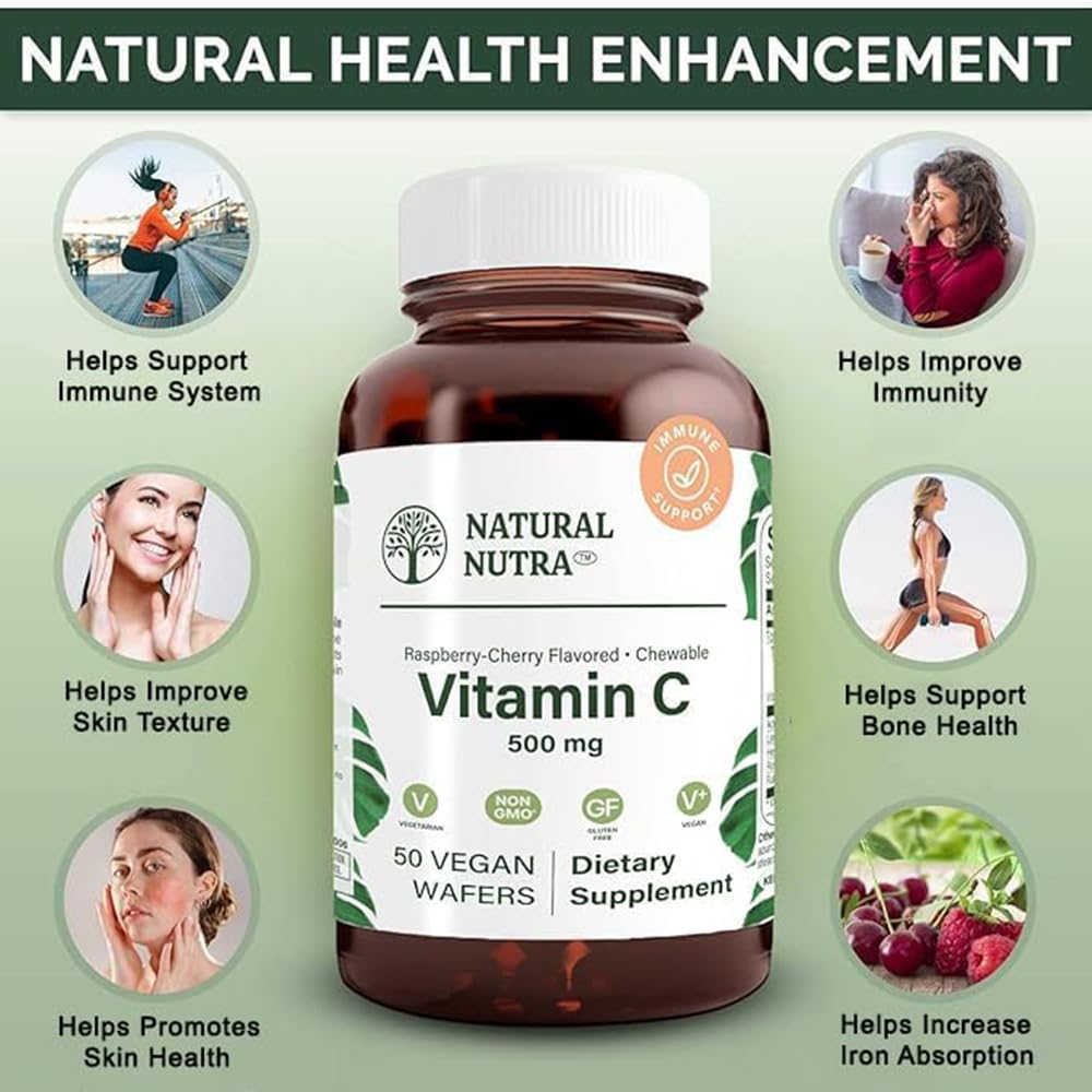 Natural Nutra Vitamin C Supplement Powder 50 Count