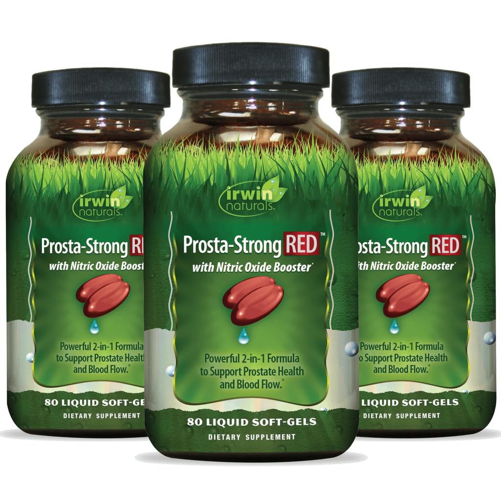 Irwin Naturals Prosta-Strong RED with Nitric Oxide Boosters Softgels 240
