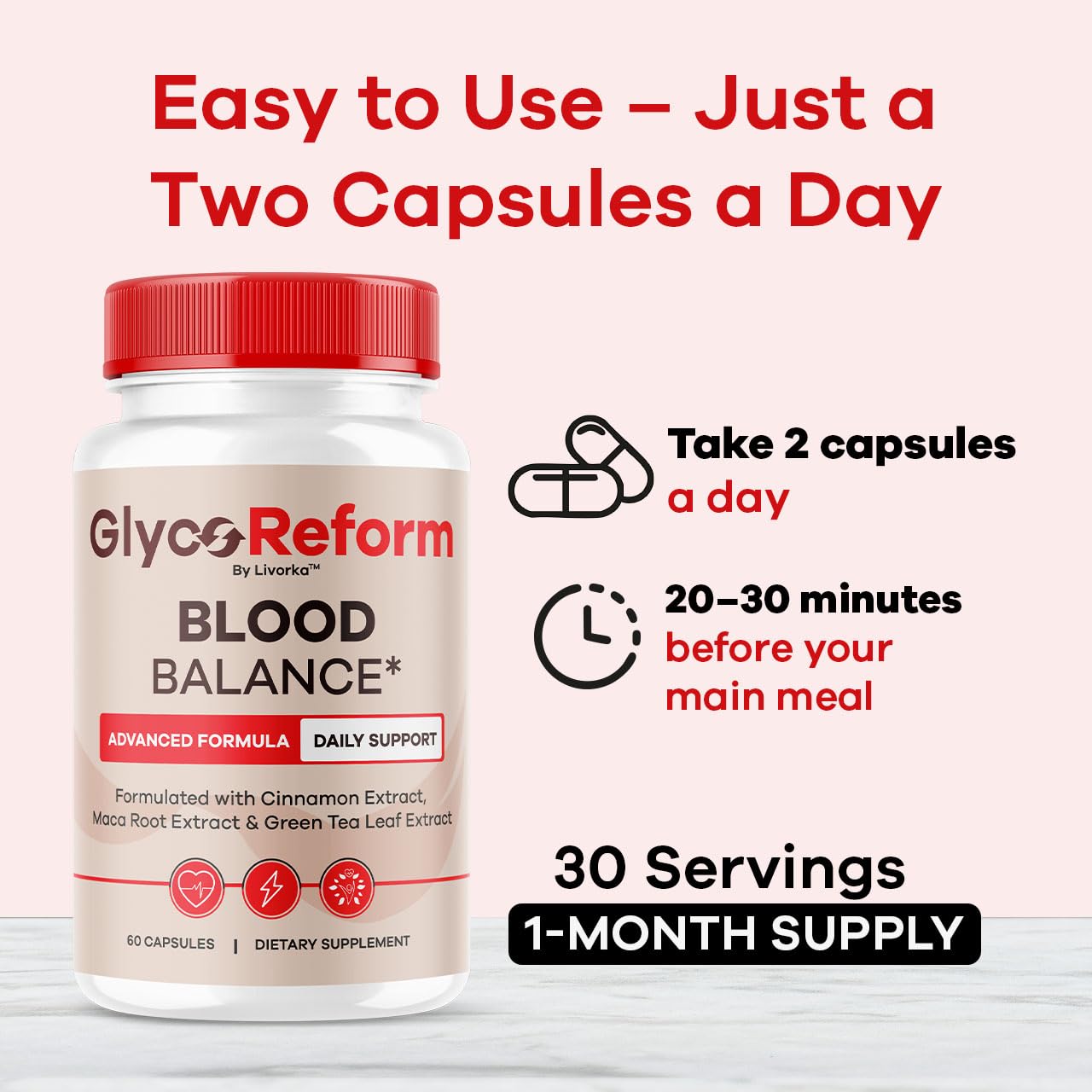 LIVORKA Glyco Reform Capsules 60 Count