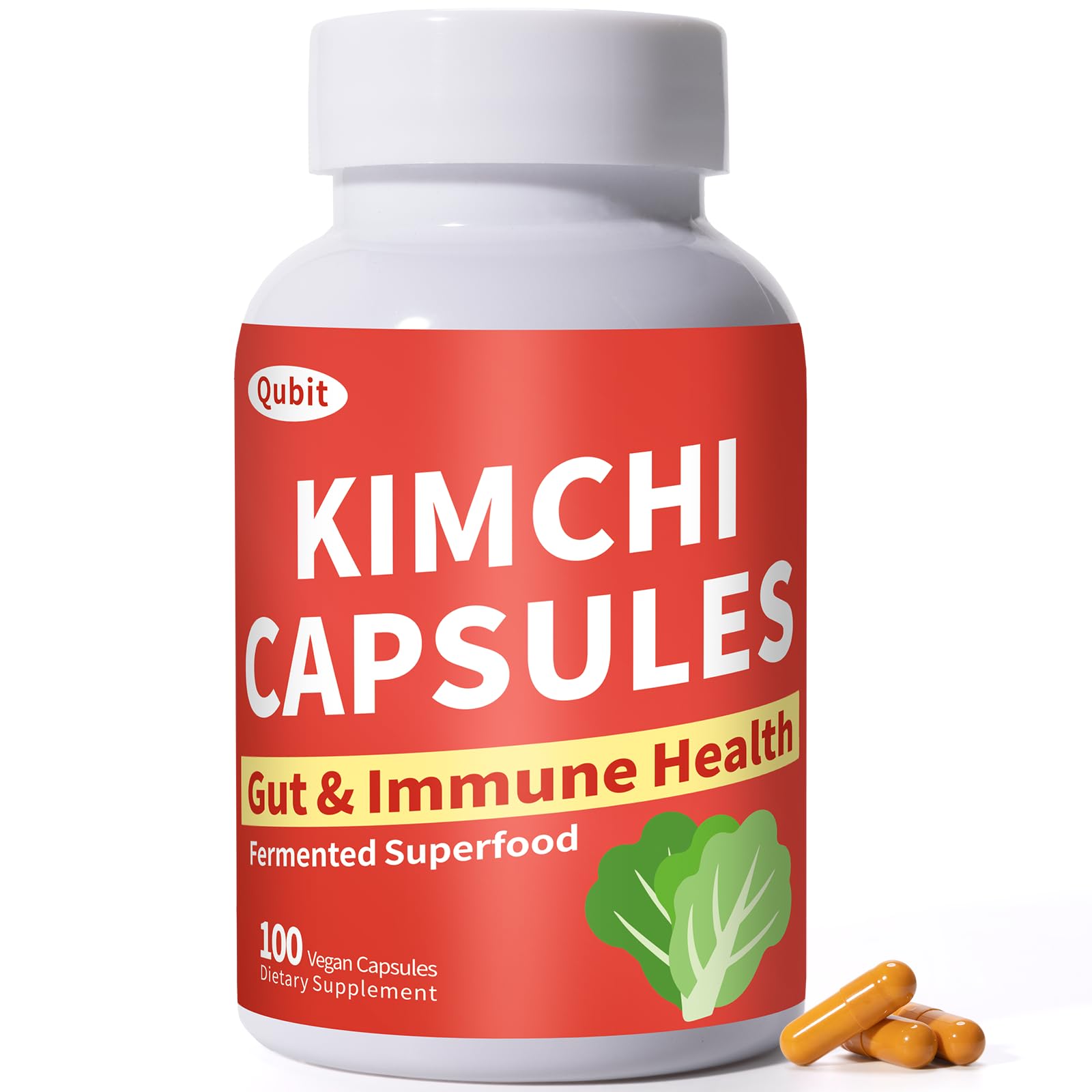 QUBIT Kimchi Capsules 90 Count