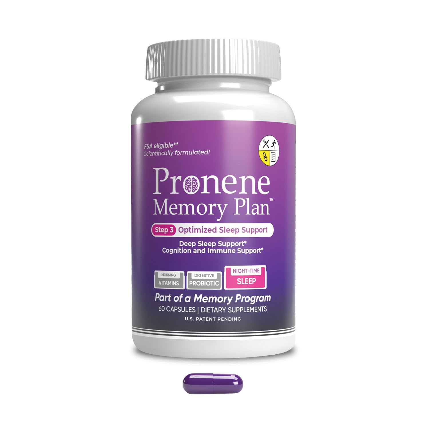 Pronene Memory Plan Optimized Sleep Support 60 Capsules