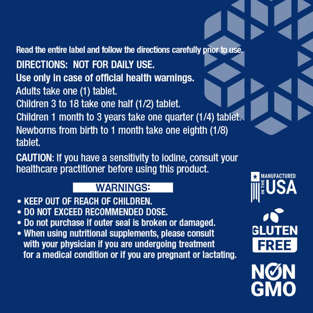 Life Extension Potassium Iodide 130mg Tablet, 42 Tablets