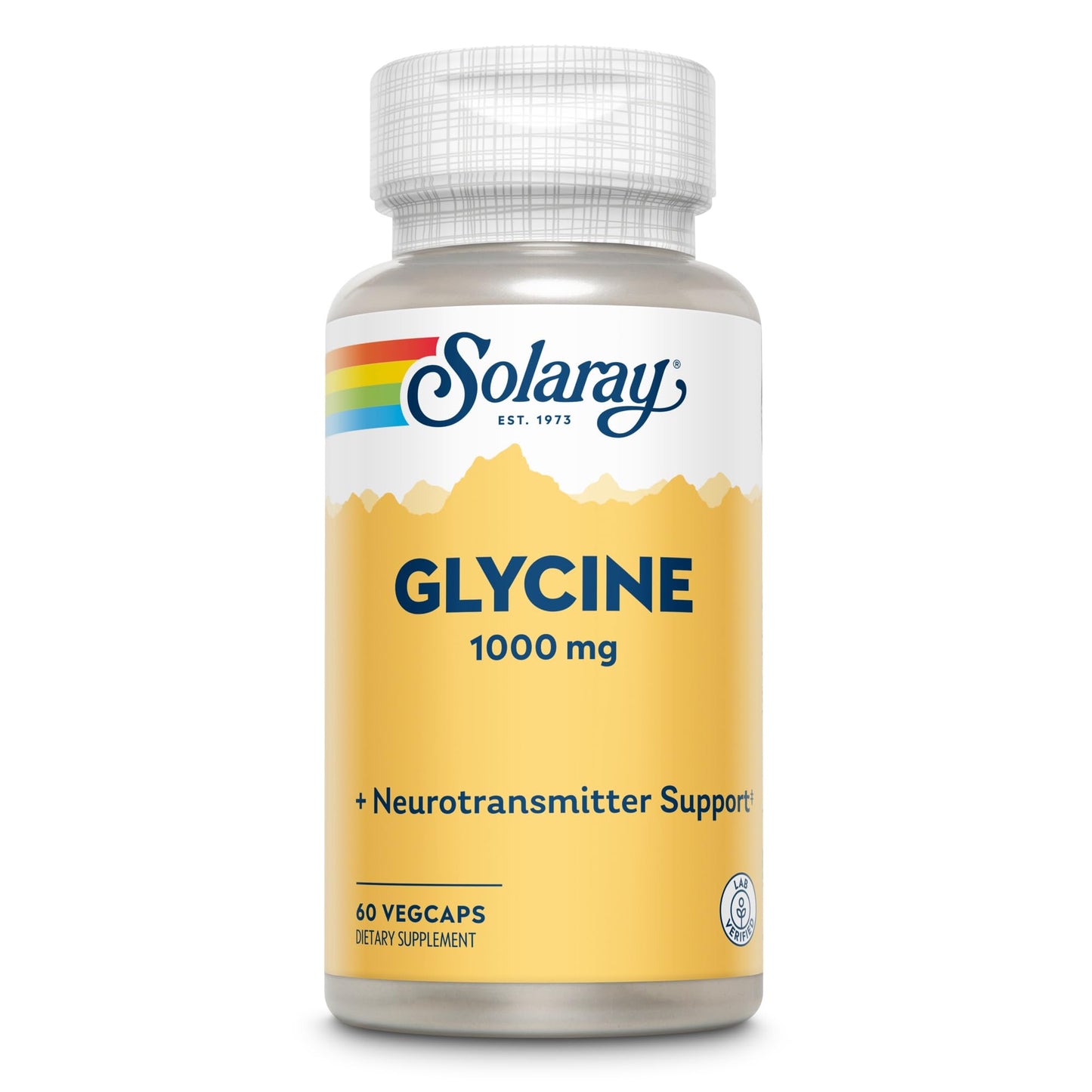 SOLARAY L-Glycine Capsule, 60 Capsules