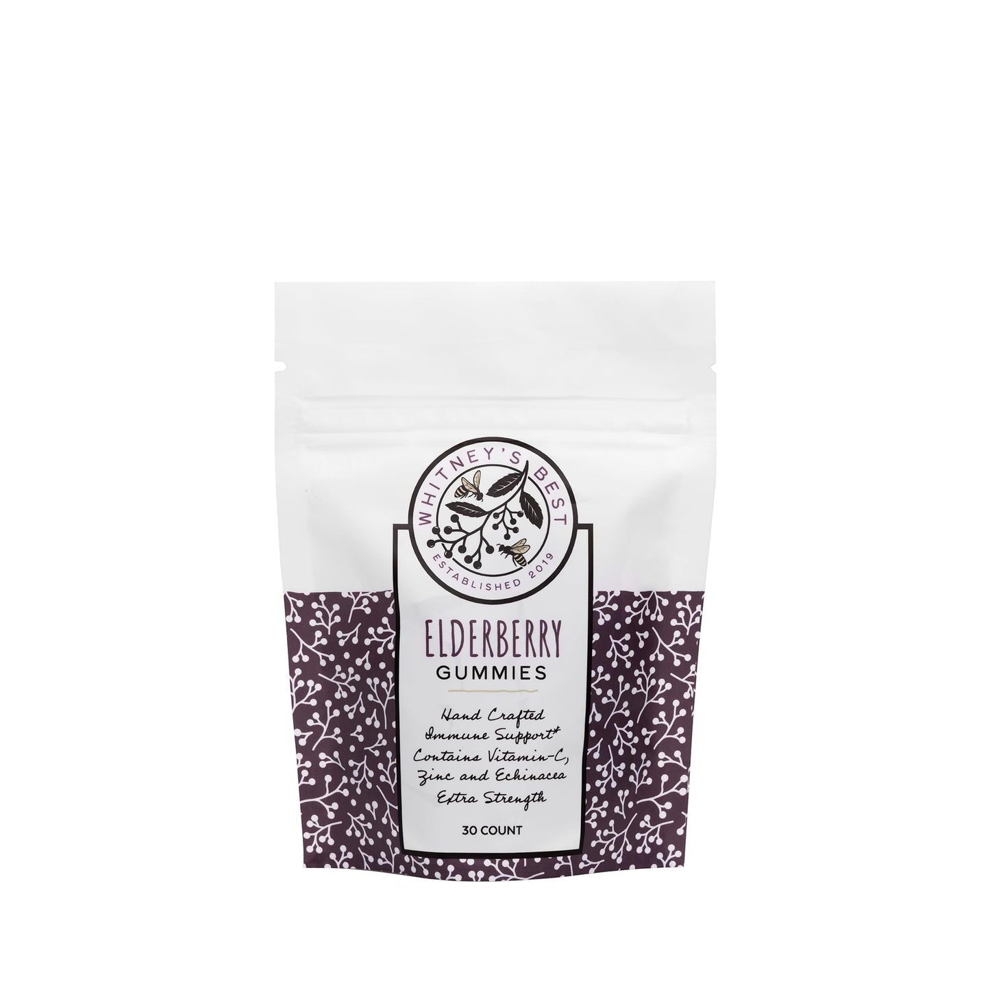 Whitney's Best Elderberry Gummies 30 Count