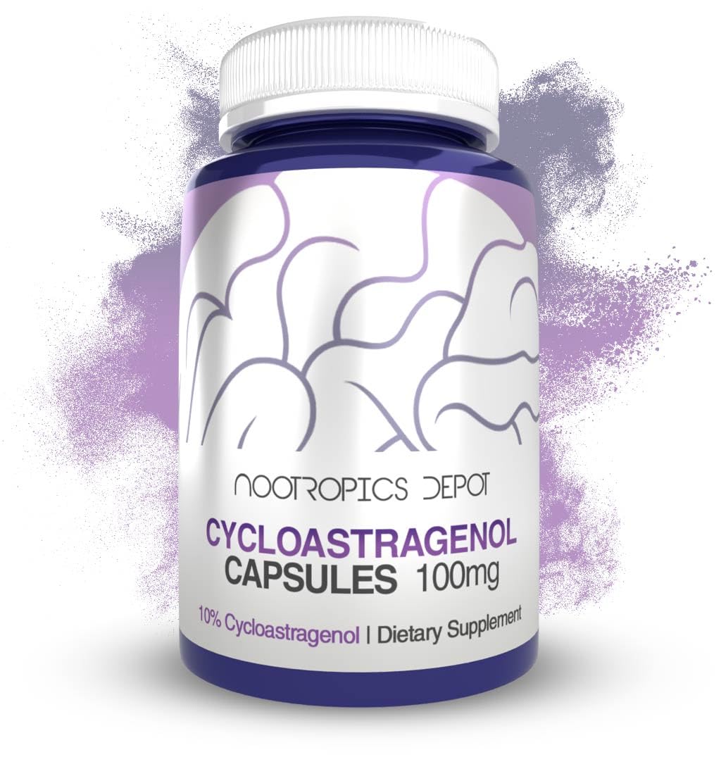 Nootropics Depot Cycloastragenol 10% 100mg Capsules 90 Count