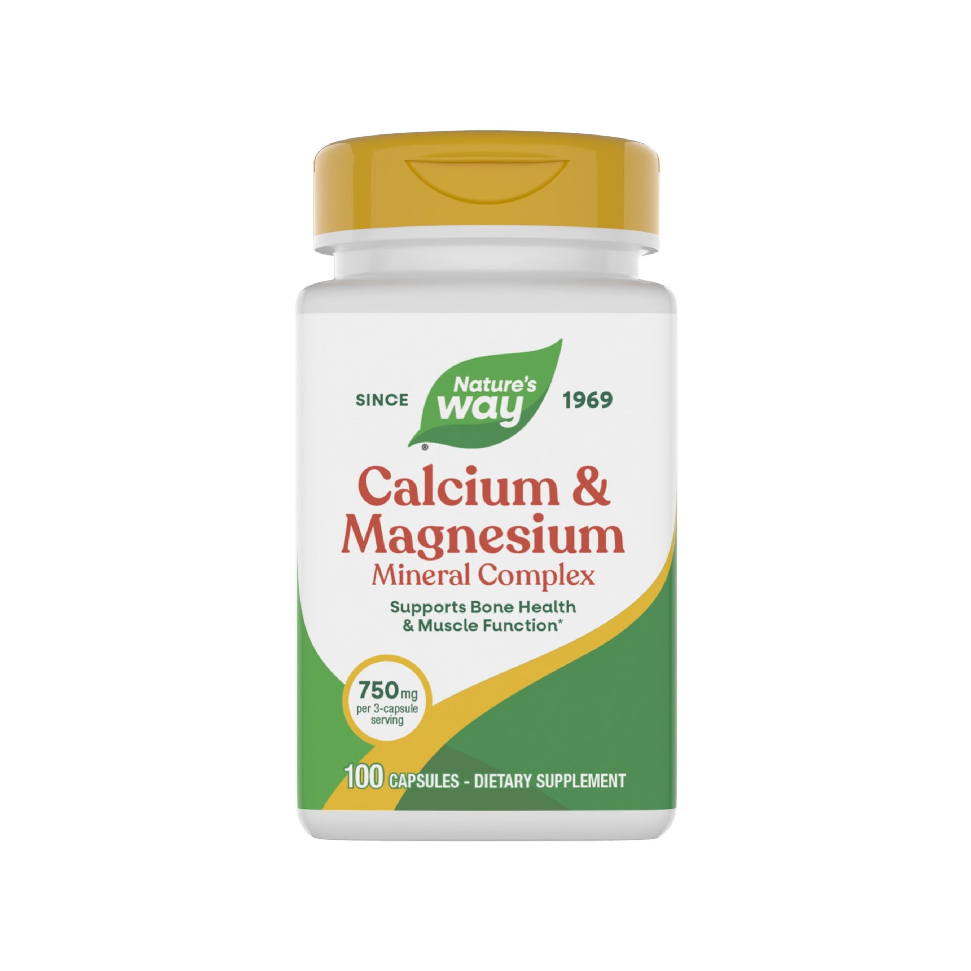 Nature's Way Calcium & Magnesium Mineral Complex Capsule, 100 Capsules
