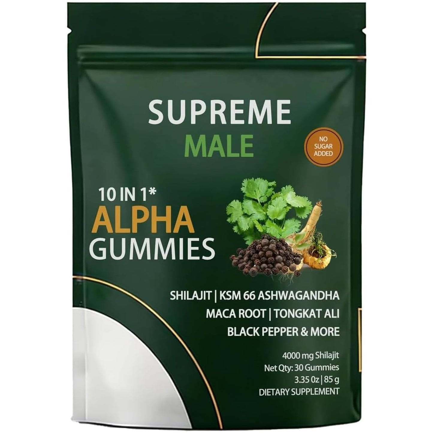 SUPREME MALE Alpha Gummies 30 Count