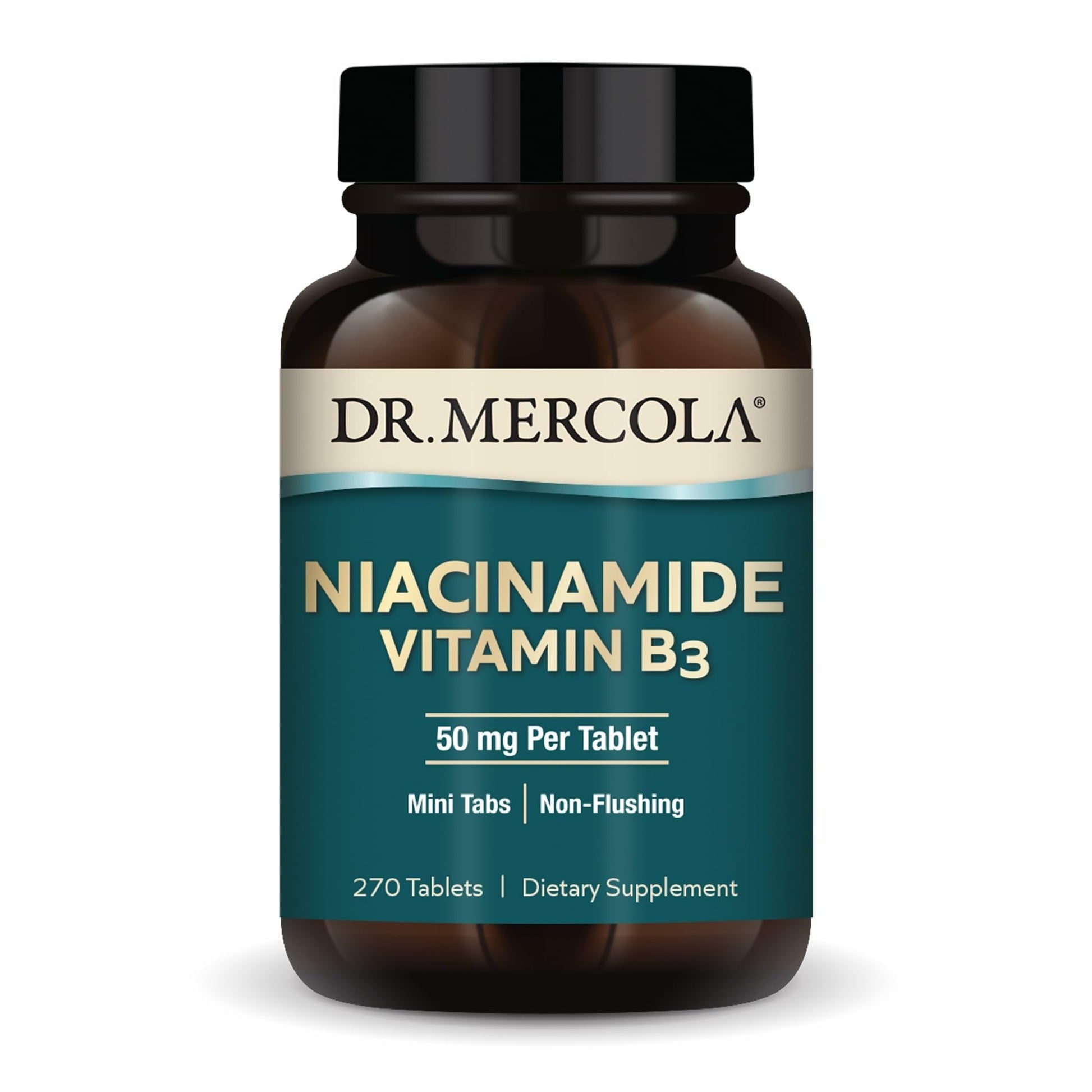Dr. Mercola Niacinamide Vitamin B3 50 mg per Tablet, 270 Tablets