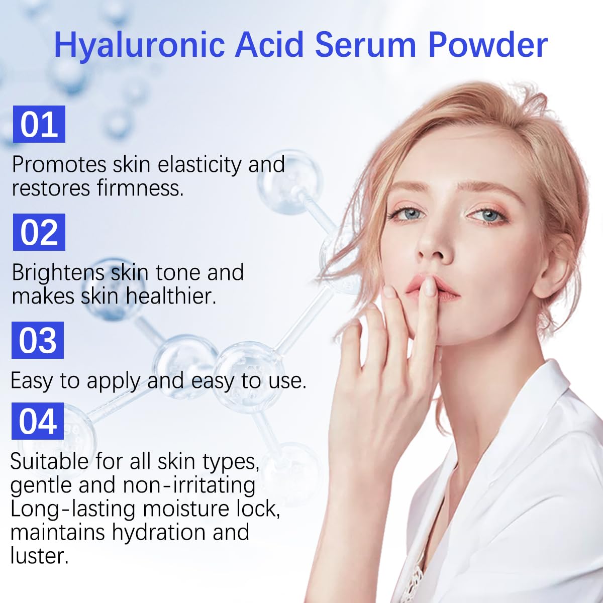 ESUNM Hyaluronic Acid Powder, 3.52 oz