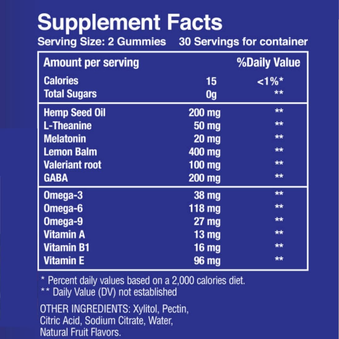 HEMPWAY Melatonin 20mg Gummy 60 Count