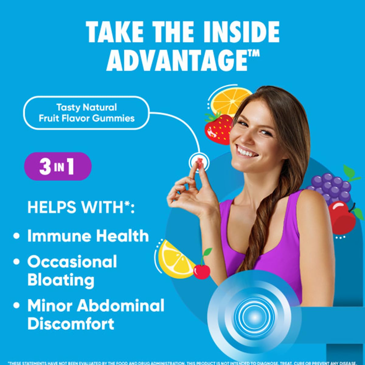 Schiff Digestive Advantage Probiotic Gummies, 120 Gummies