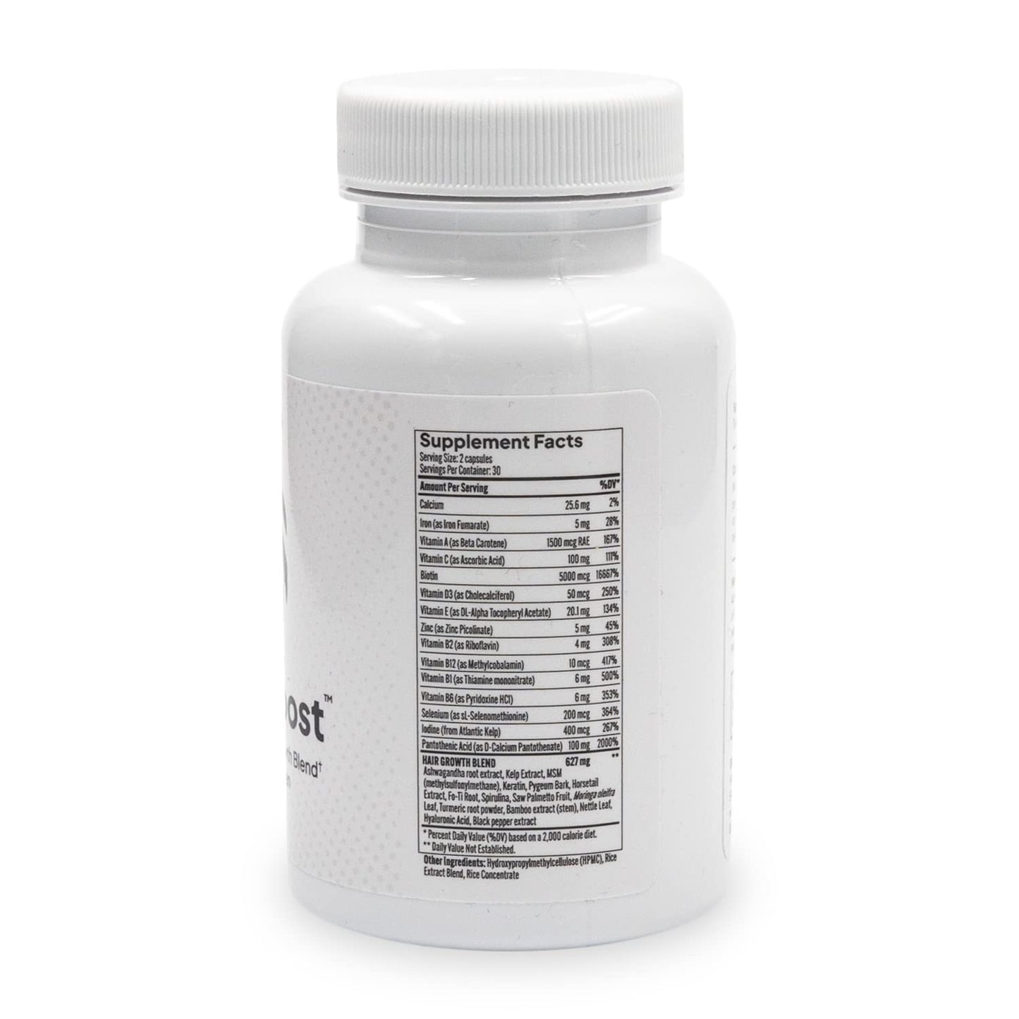 Hair Labs Biotin Boost Hair Growth Supplement Capsule, 60 Count