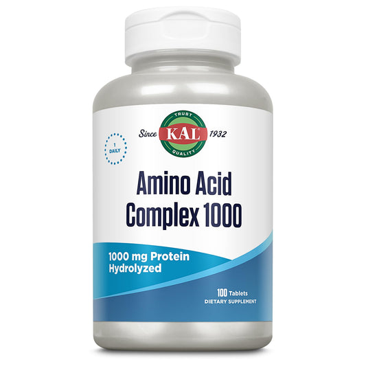 KAL Amino Acid Complex Tablets 1000 mg, 100 Tablets