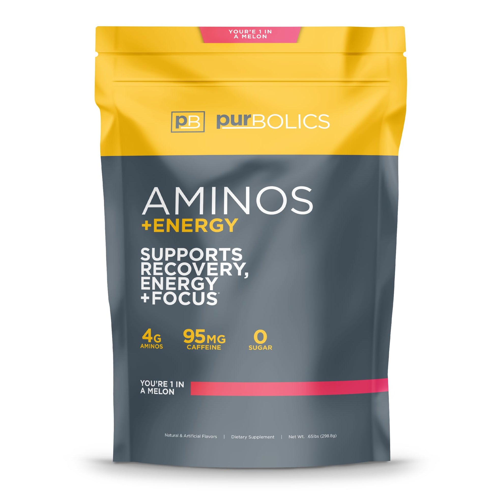 Purbolics Aminos + Energy Powder, 10.08 oz