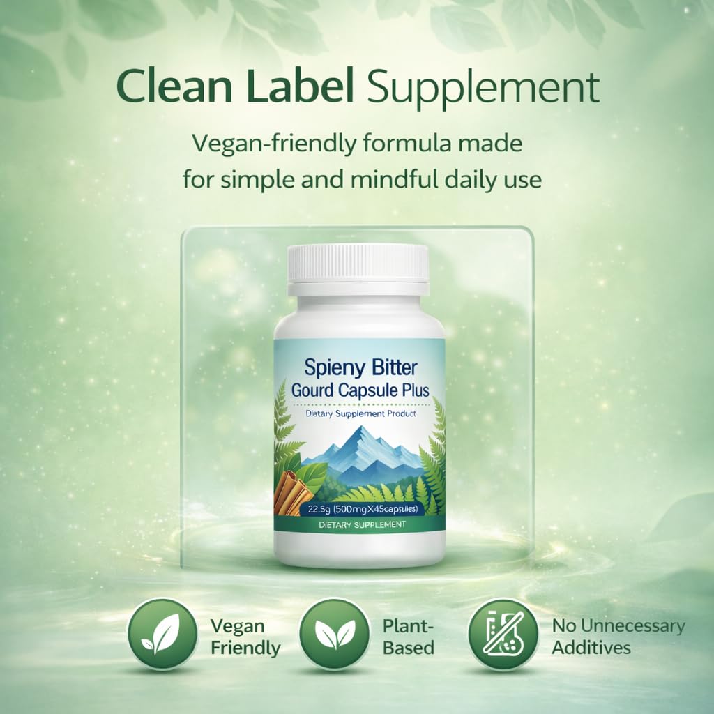 QOCORE Spiny Bitter Gourd Capsule Plus, 45 Capsules
