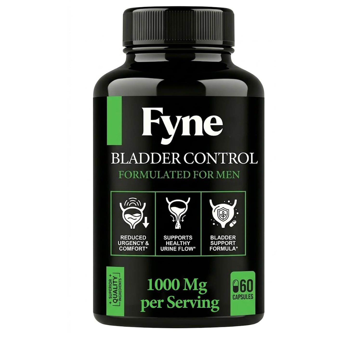 NOSBING Fyne Bladder Control for Men 60 Capsules