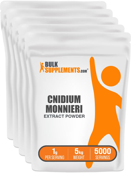 BulkSupplements Cnidium Fruit Extract Powder - Cnidium Monnieri Extract, Vasodilator Supplement, 1 kg (Pack of 5)