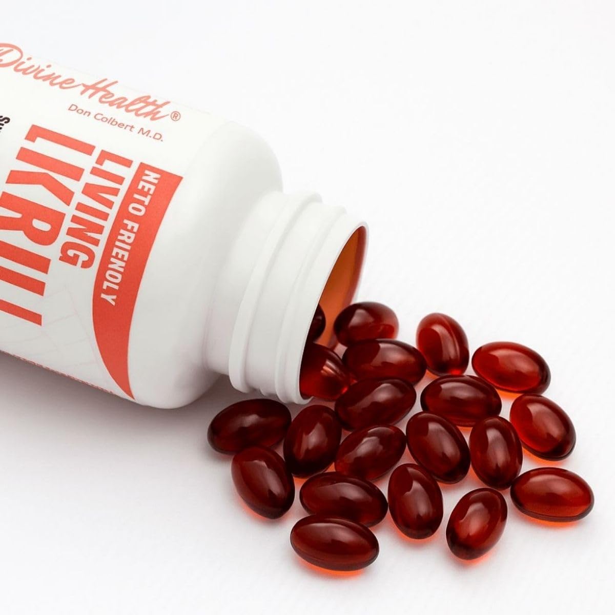 Divine Health Living Krill Oil Softgels 60 Count