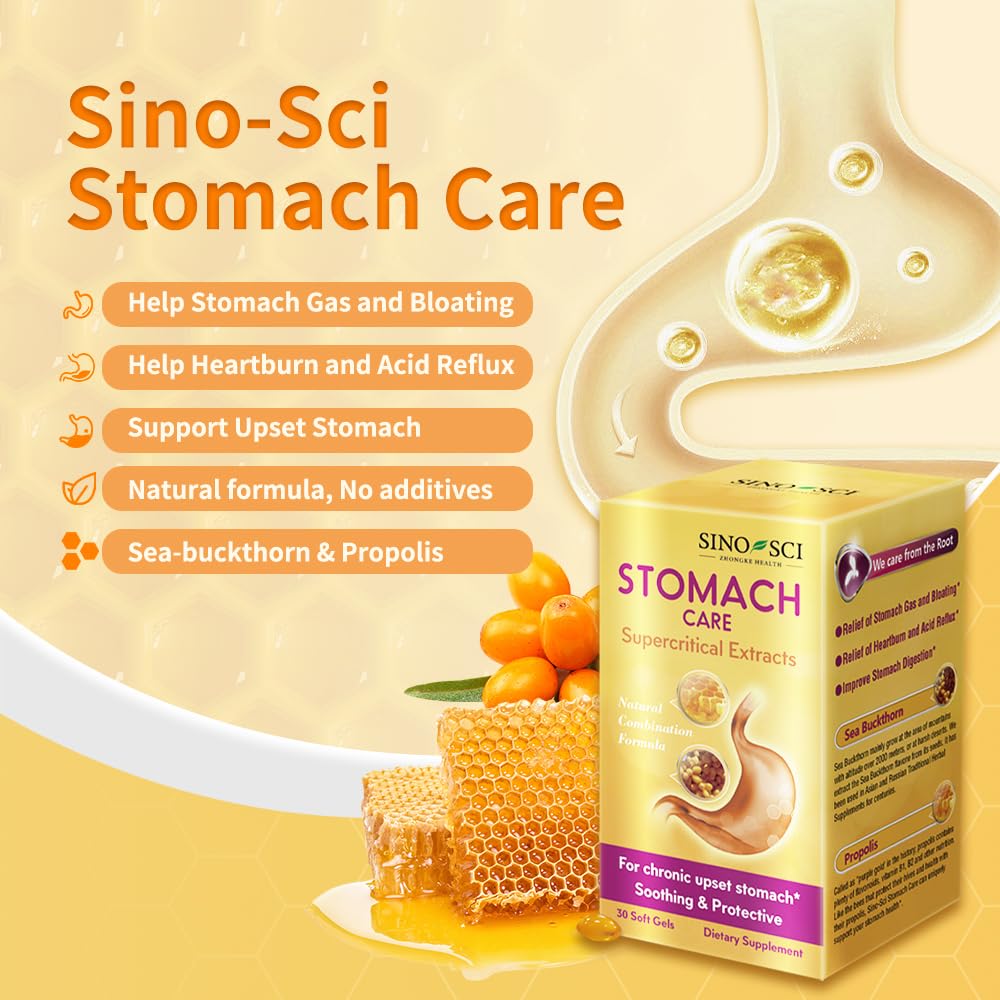 Sino-Sci Stomach Care Digestive Support Capsules 30