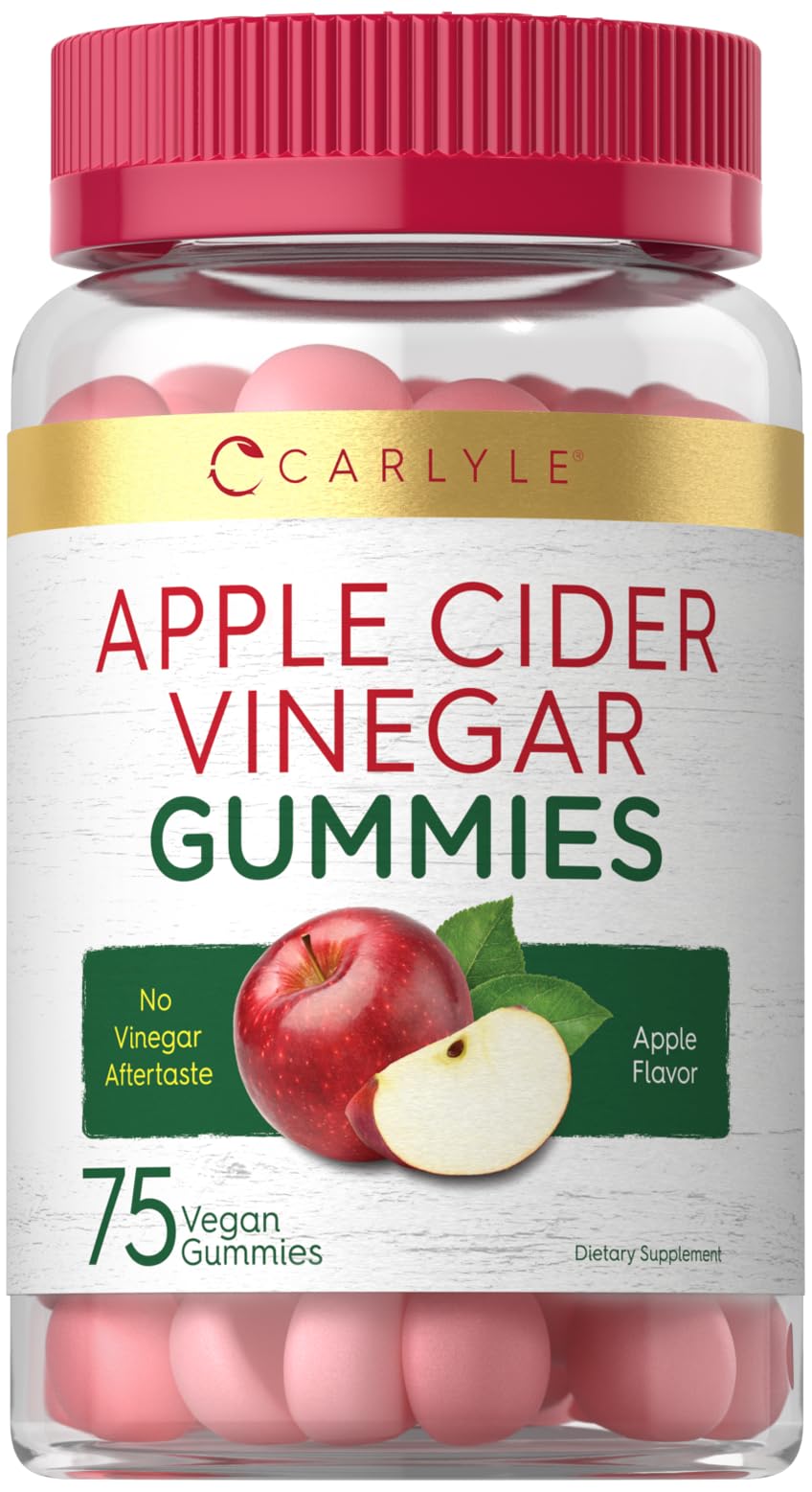 Carlyle Vegan Apple Cider Vinegar Gummies 75 Count