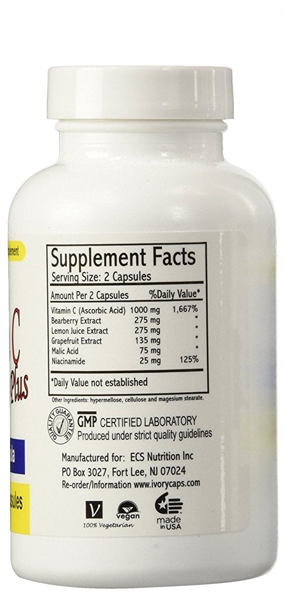 Ivory Caps Maximum Strength Vitamin C Brightening Plus Capsule, 60 Capsules