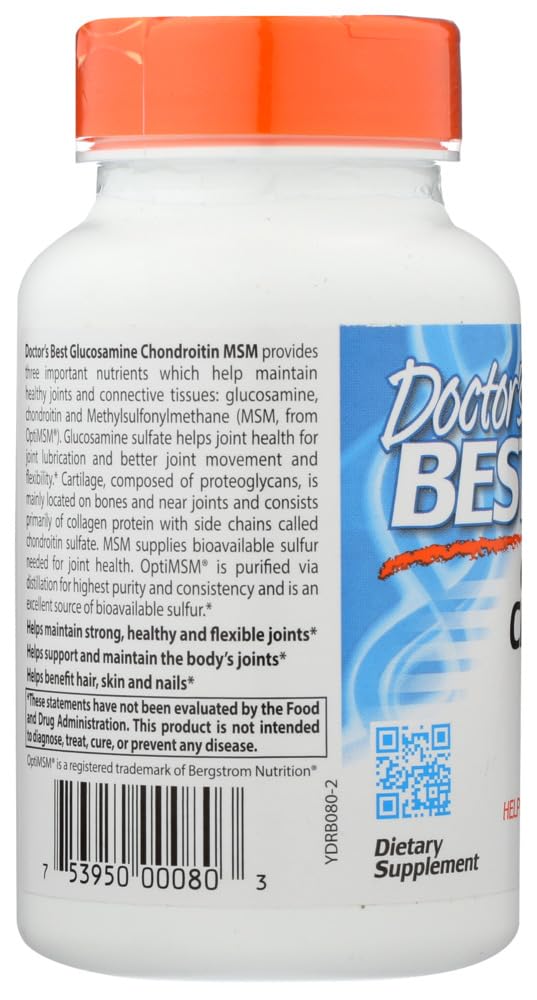 Doctor's BEST Glucosamine / Chondroitin / MSM Capsule 120