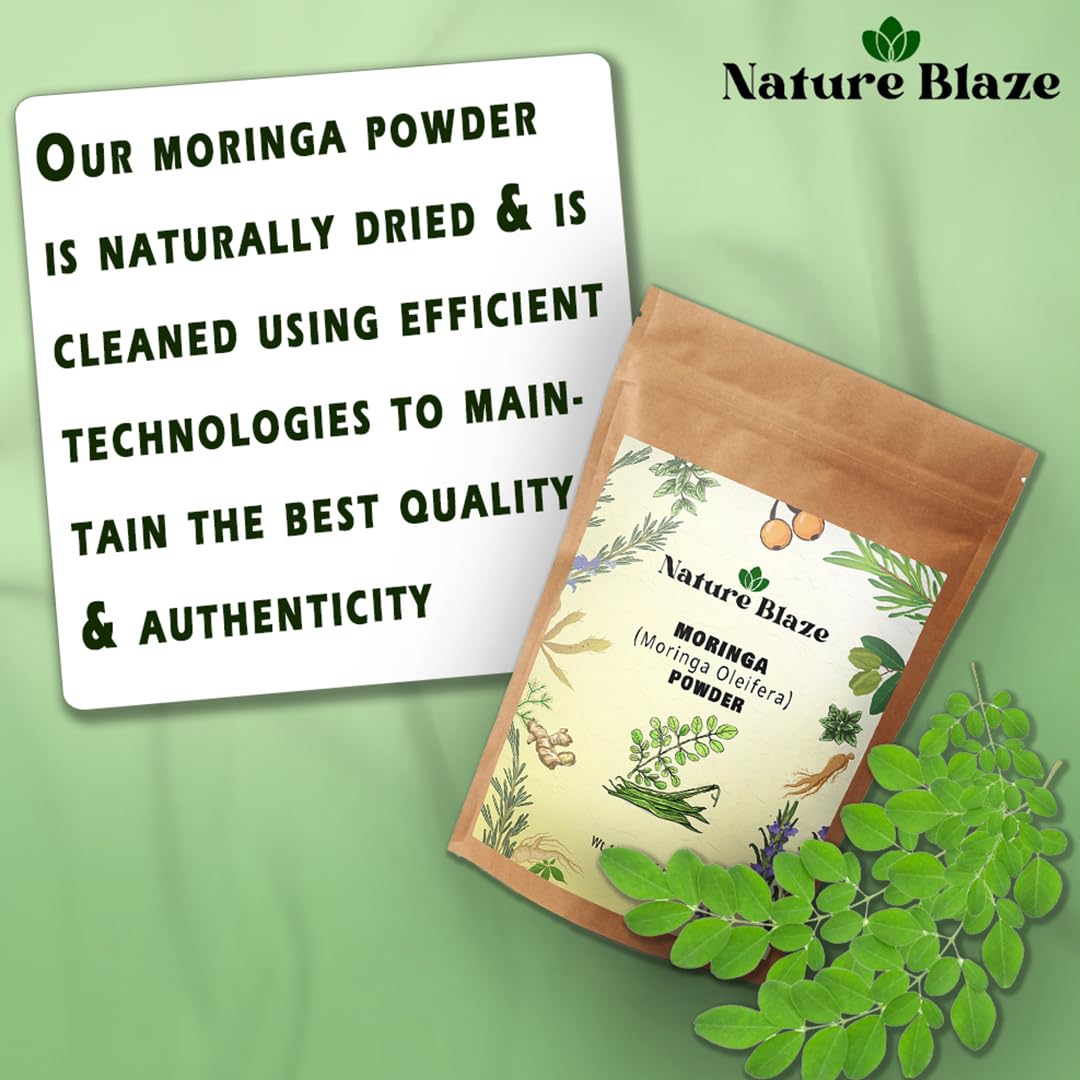 Nature Blaze Moringa Leaf Powder 3.5 Oz