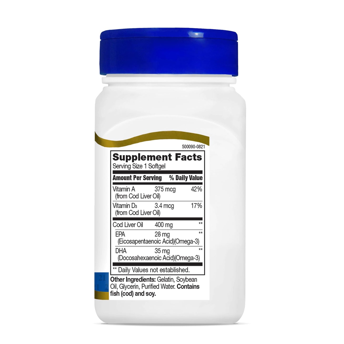 21st Century Norwegian Cod Liver Oil Softgels 110