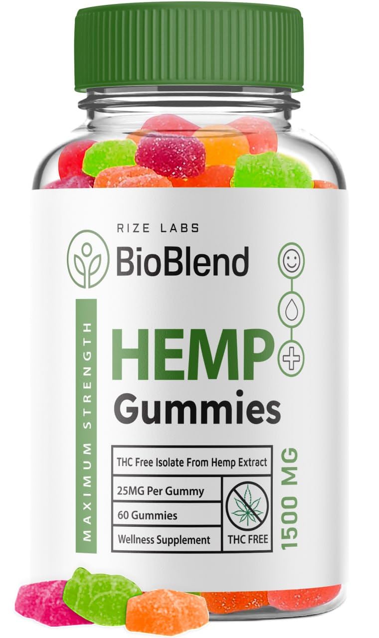 Rize Labs BioBlend Supplement for Overall Wellness and Improvement of General Health 60 Gummies