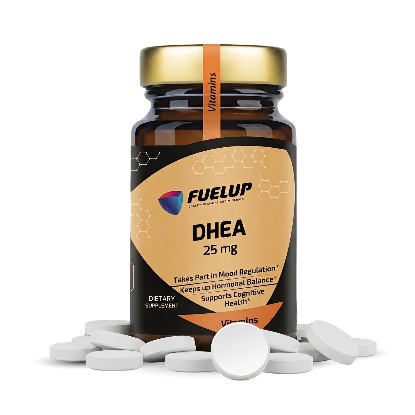 Fuelup DHEA 25 mg Tablets 60 Count