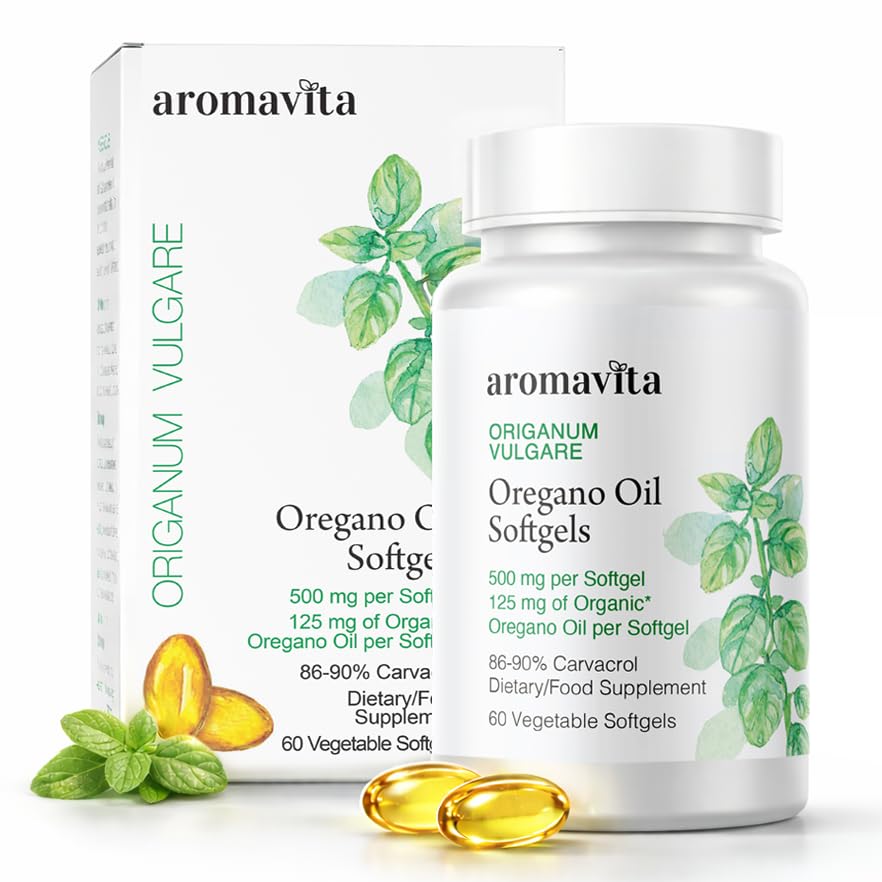 AROMAVITA Oregano Oil Softgel 60 Count