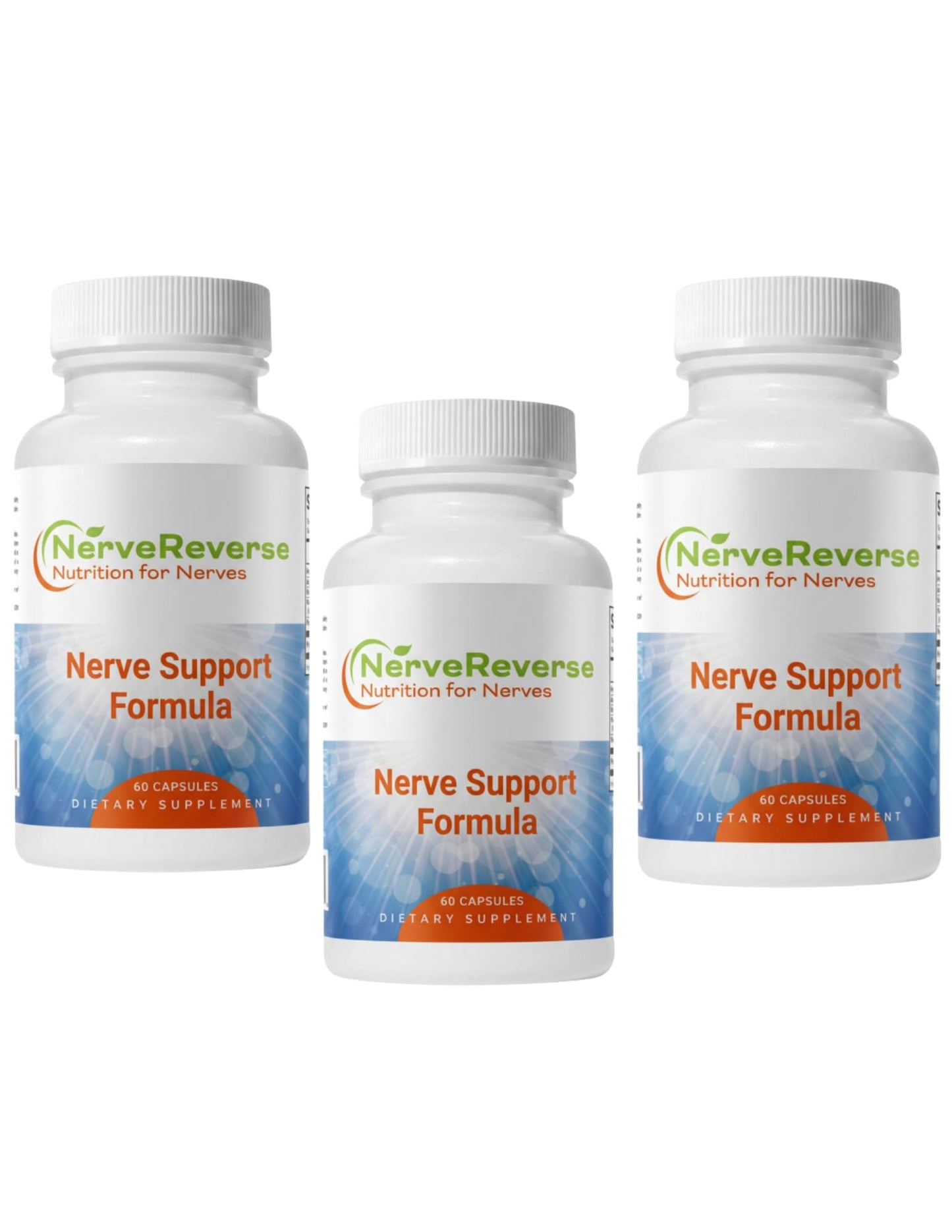NERVEREVERSE NUTRITION FOR NERVES NerveReverse Support Formula, 180 Capsules
