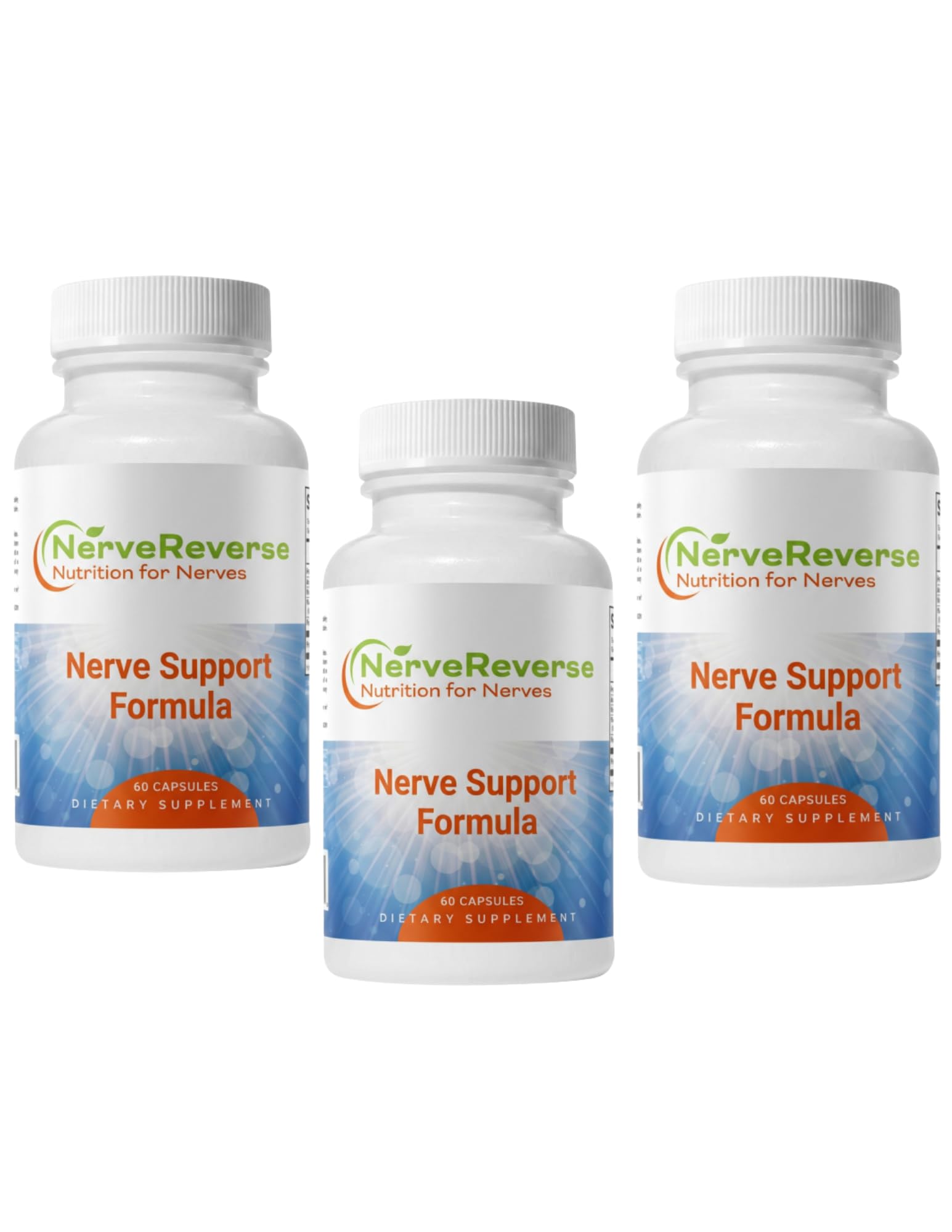 NERVEREVERSE NUTRITION FOR NERVES NerveReverse Support Formula, 180 Capsules