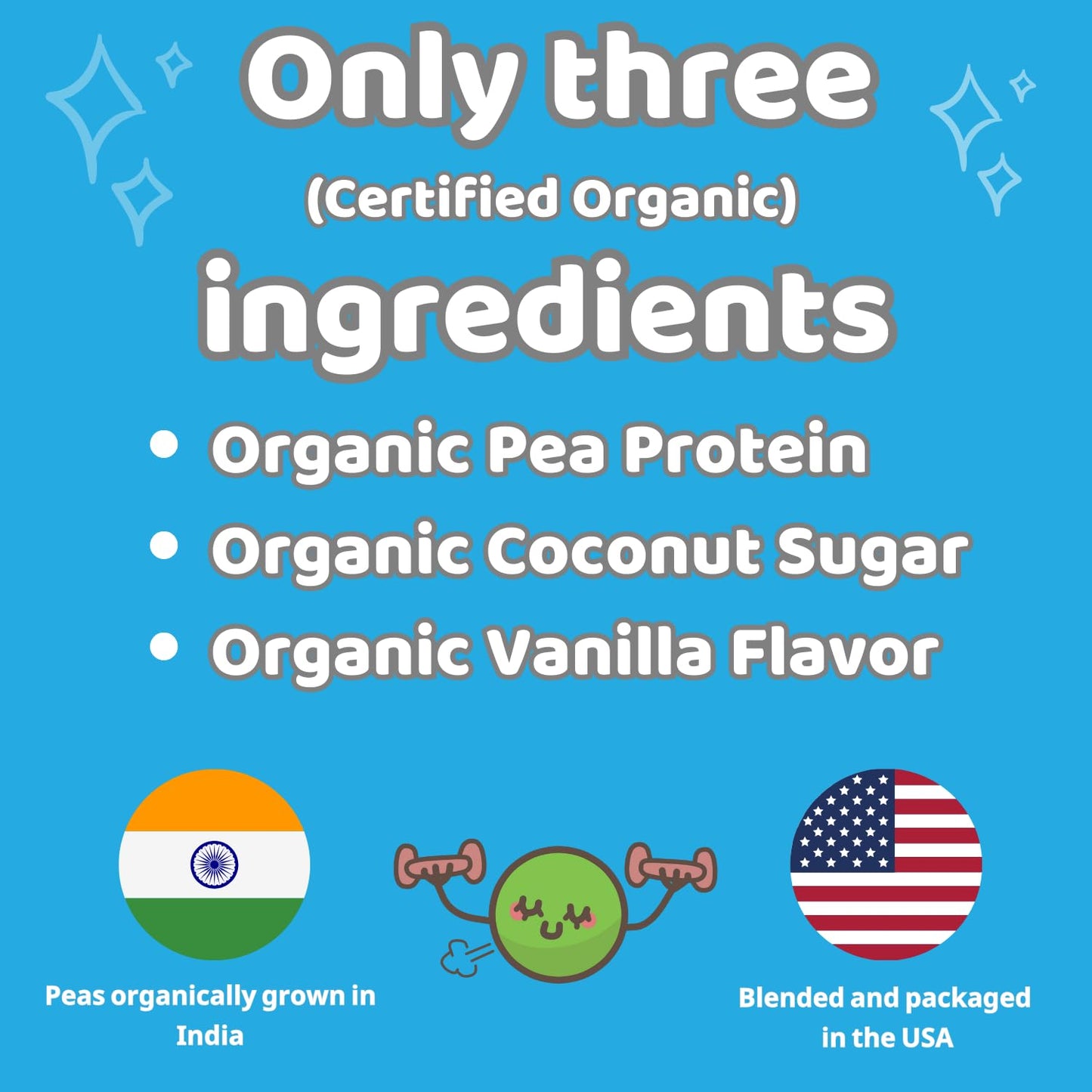 Synertech Nutrition Vegan Vanilla Flavored Plant-Based Pea Protein Powder, 32 Servings
