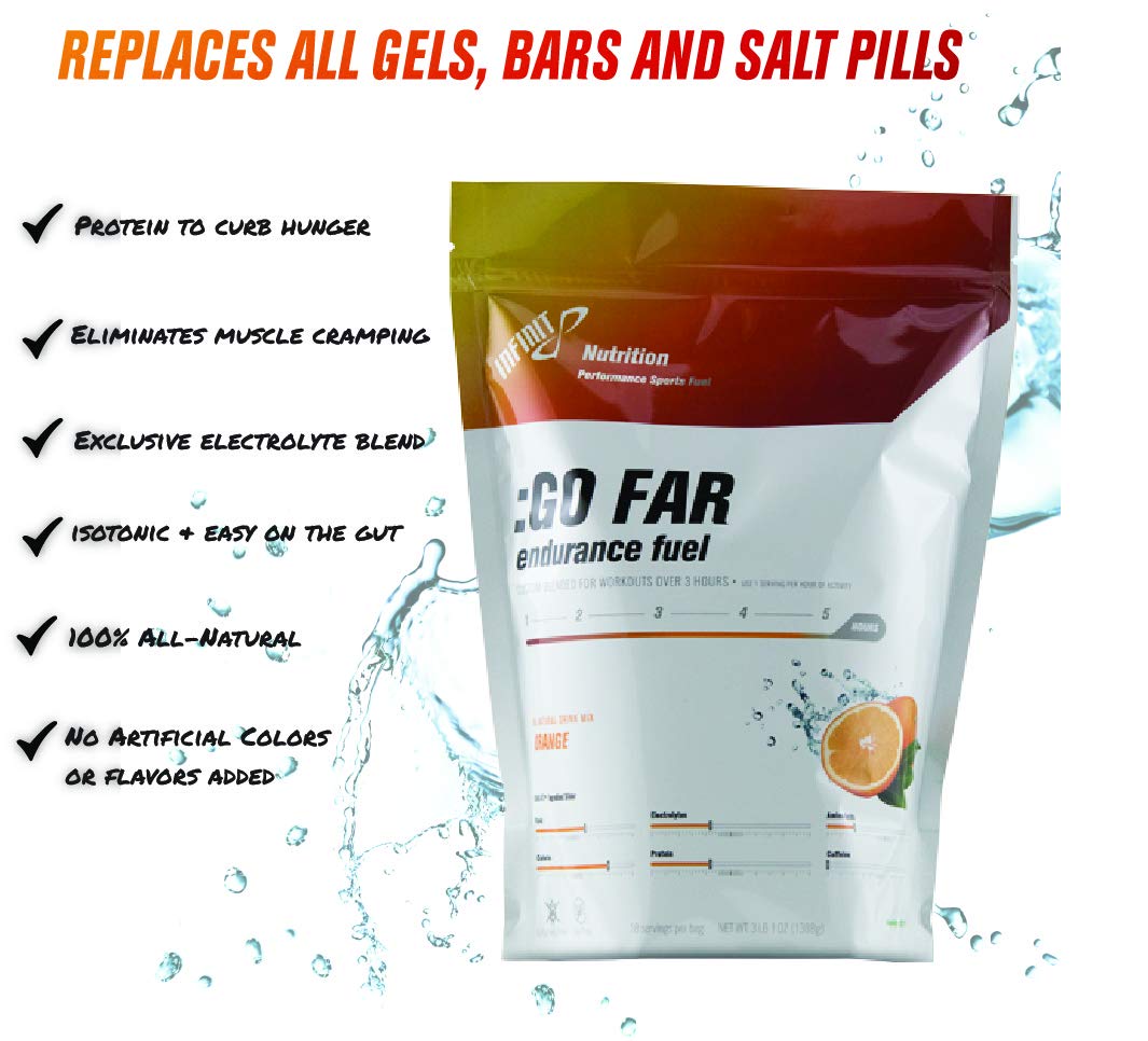 Infinit Nutrition GO FAR Orange Powder 49 Servings