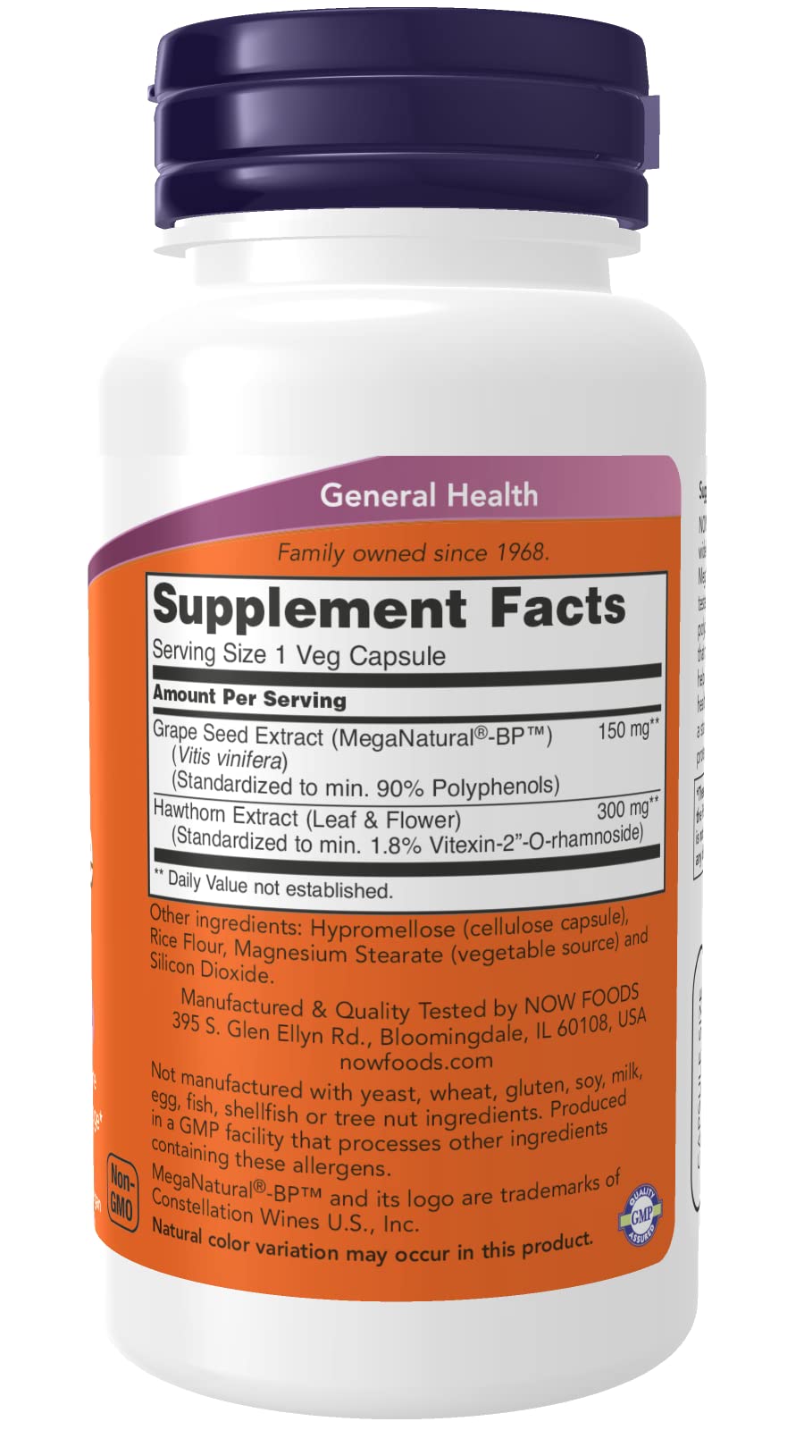 NOW Foods Blood Pressure Health Capsule 1 Count