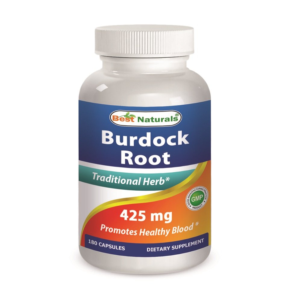 Best Naturals Burdock Root 425 mg Capsule 180 Capsules
