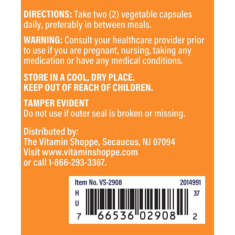 The Vitamin Shoppe Brand L-Citrulline 1000 mg Vegetarian Capsules, 120 Count