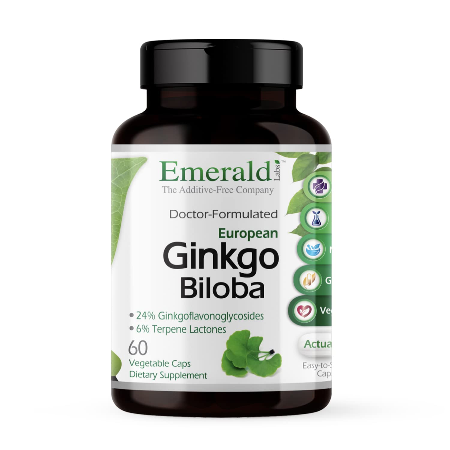 Emerald Labs Ginkgo Biloba Extract Capsule 60 Count