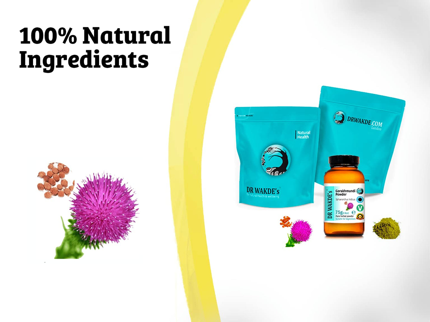 DR WAKDE's Gorakhmundi Powder (Sphaeranthus indicus), 3.5274 oz