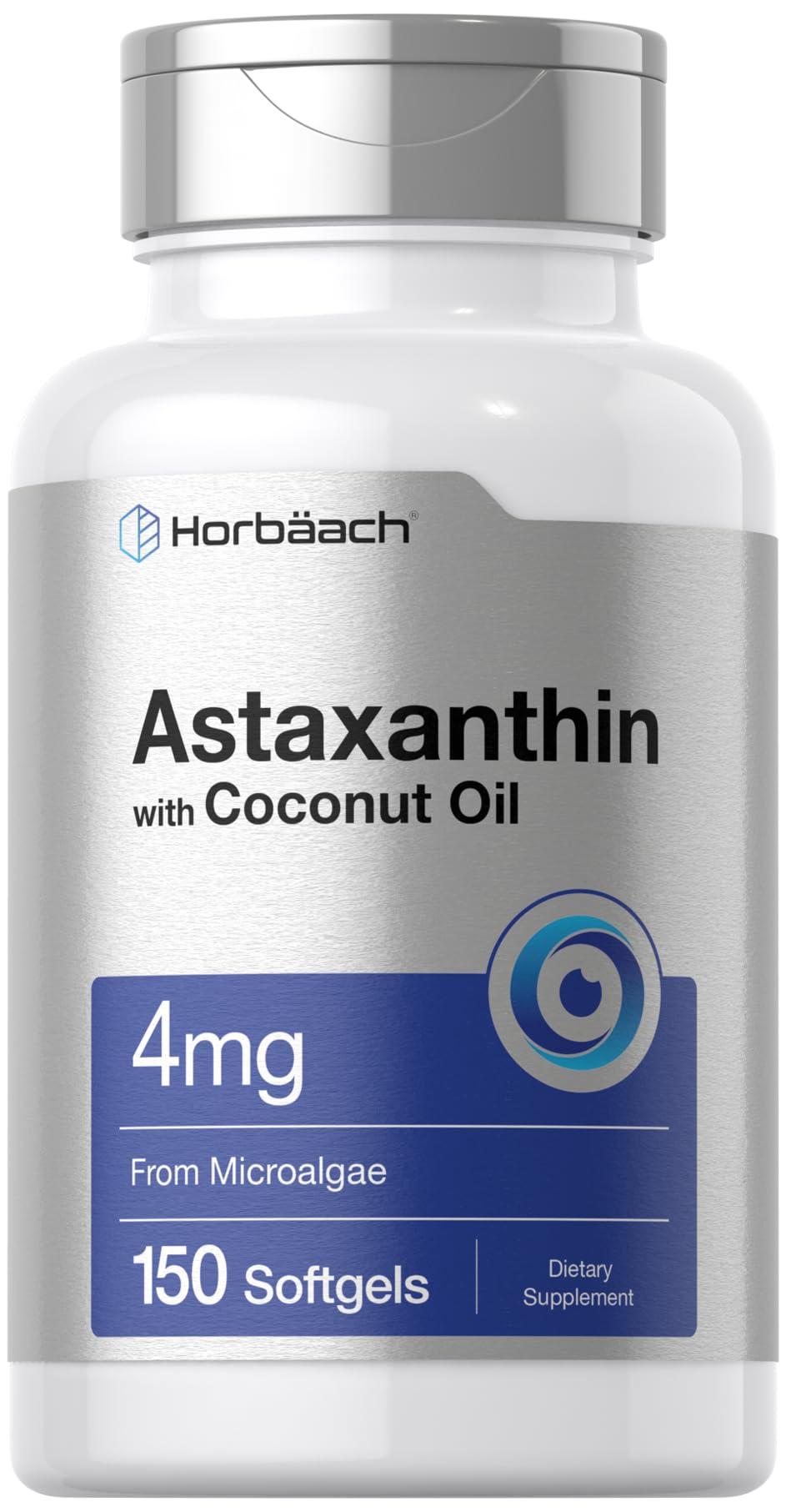 Horbäach Astaxanthin 4mg Softgel 150 Softgels